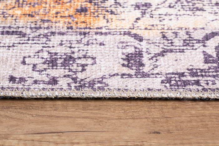 Conceptum AL 237 Alfombra Chenille Amarillo 150 x 230 cm Poliéster Suave y Duradera